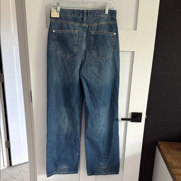 NWT Pilcro Anthropologie Distressed Blue Jeans Size 27 - Picture 8 of 9